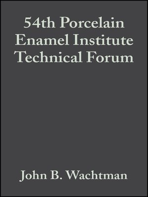 cover image of 54th Porcelain Enamel Institute Technical Forum